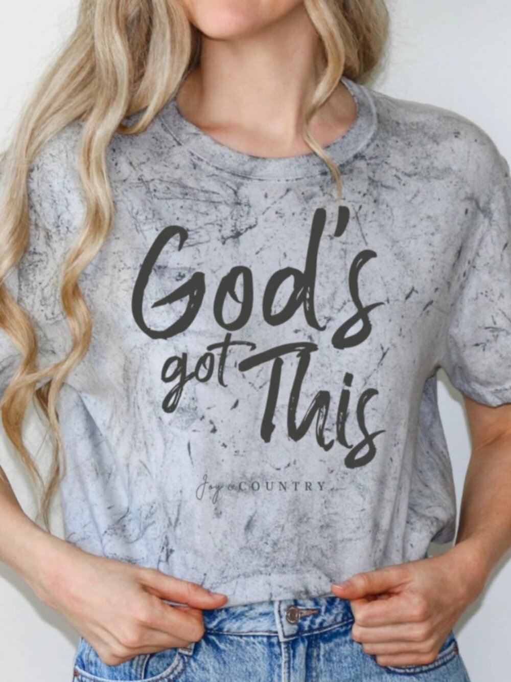 God's Got This Tie-Dye - Premium Unisex Heavyweight Crew-Neck Tee